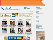 Tablet Screenshot of hl-live.de